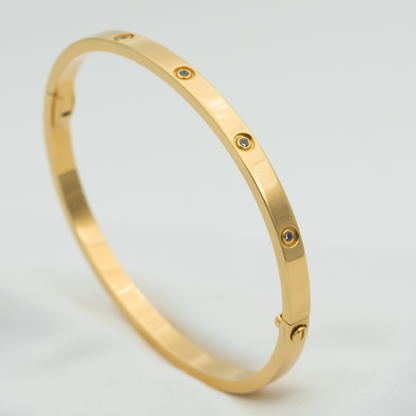 [Kincade Jewelrys]LOVE BRACELET 3.65MM 10 DIAMONDS