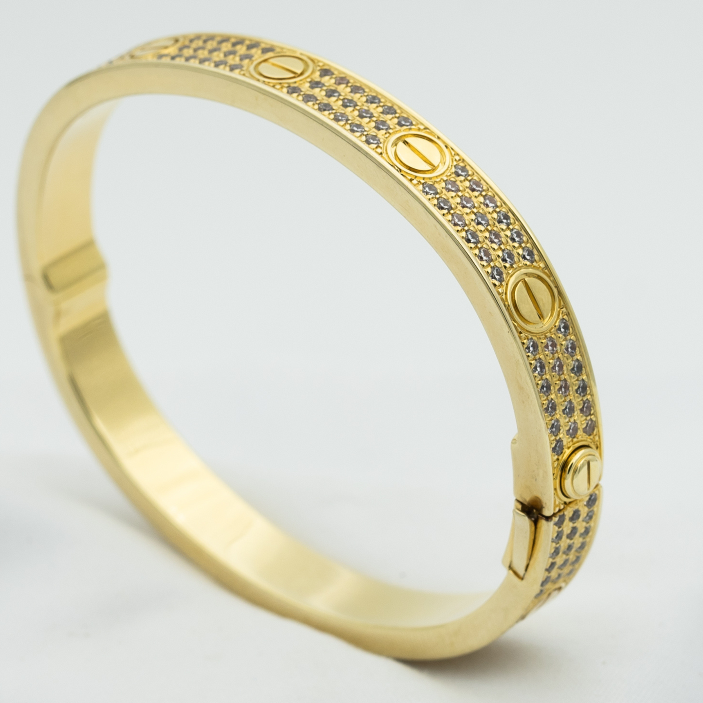 [Kincade Jewelrys]LOVE BRACELET 6.1MM DIAMOND-PAVED