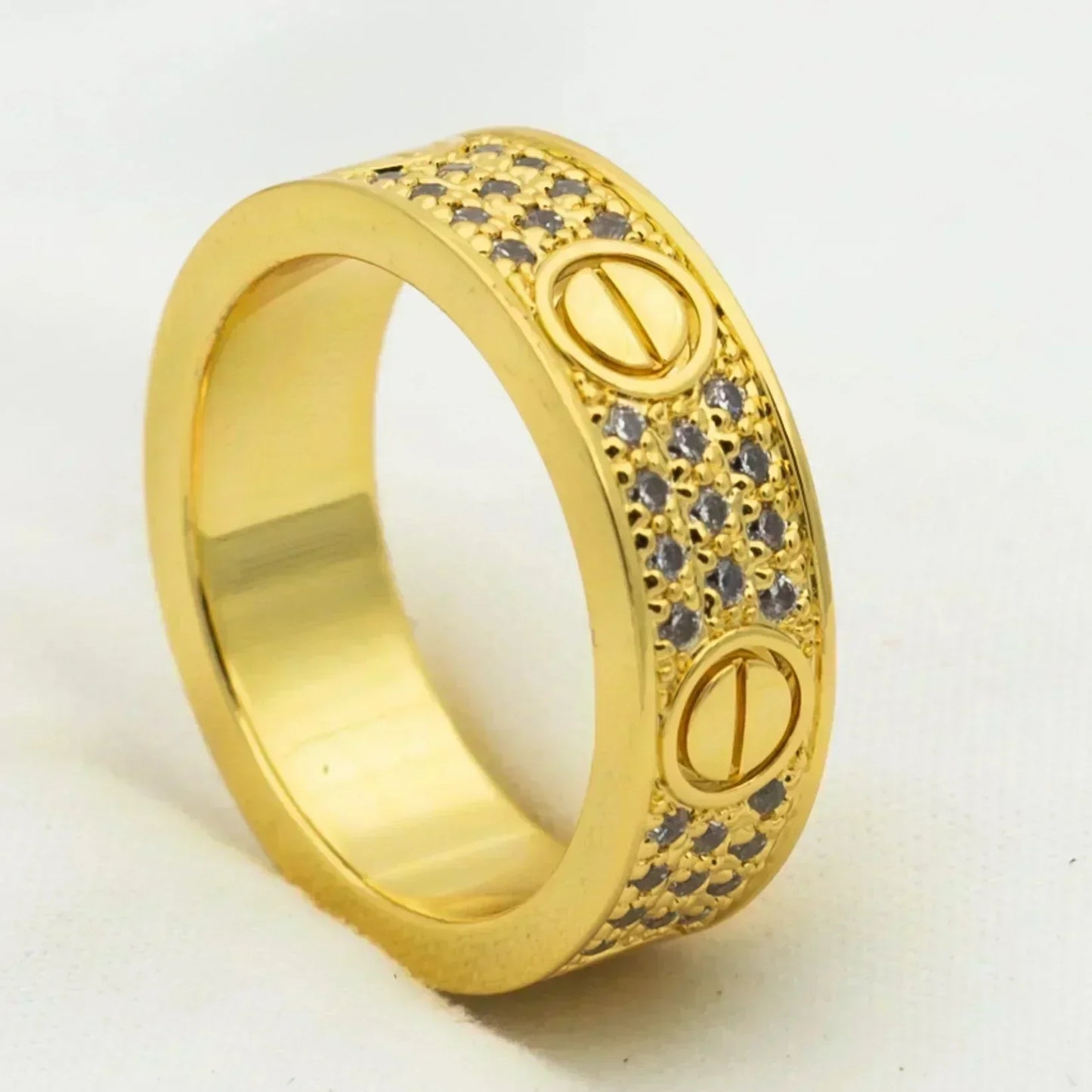 [Kincade Jewelrys] BAGUE D'AMOUR 5,5 MM PAVÉE DE DIAMANTS