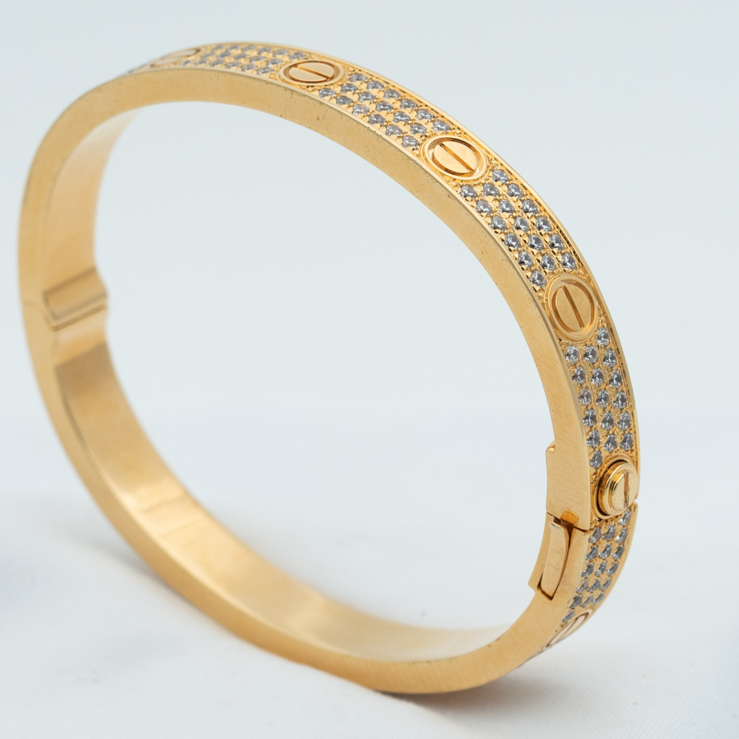 [Kincade Jewelrys]LOVE BRACELET 6.1MM DIAMOND-PAVED