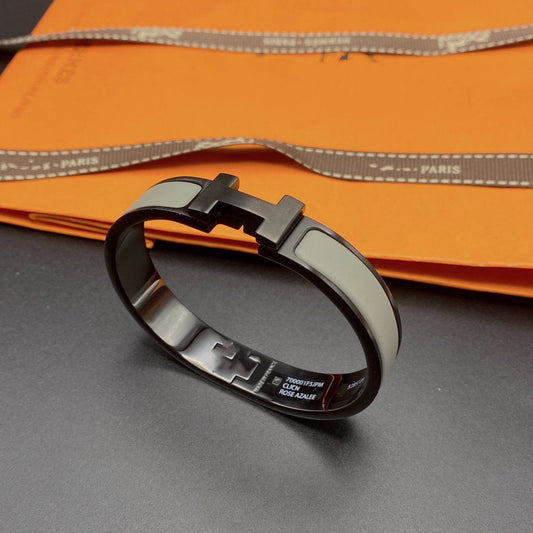[Kincade Jewelrys]CLIC HM SO BLACK GREY BRACELET