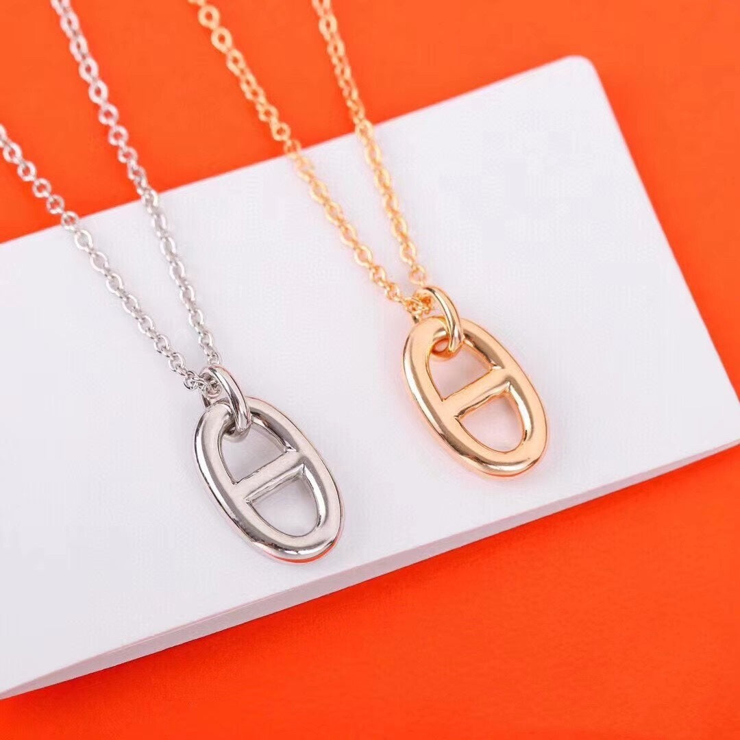[Kincade Jewelrys]HM PIG NOSE NECKLACE