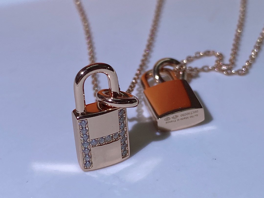 [Kincade Jewelrys]HM ADVANCED NICHE LOCK HEAD NECKLACE DIAMONDS