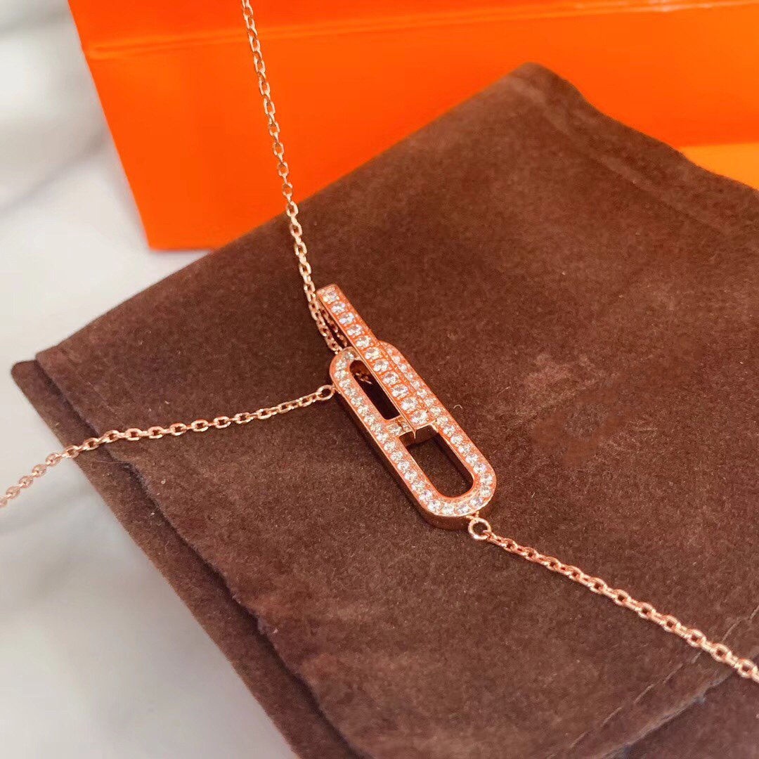 [Kincade Jewelrys]HM NECKLACE PLATINUM ROSE GOLD DIAMOND
