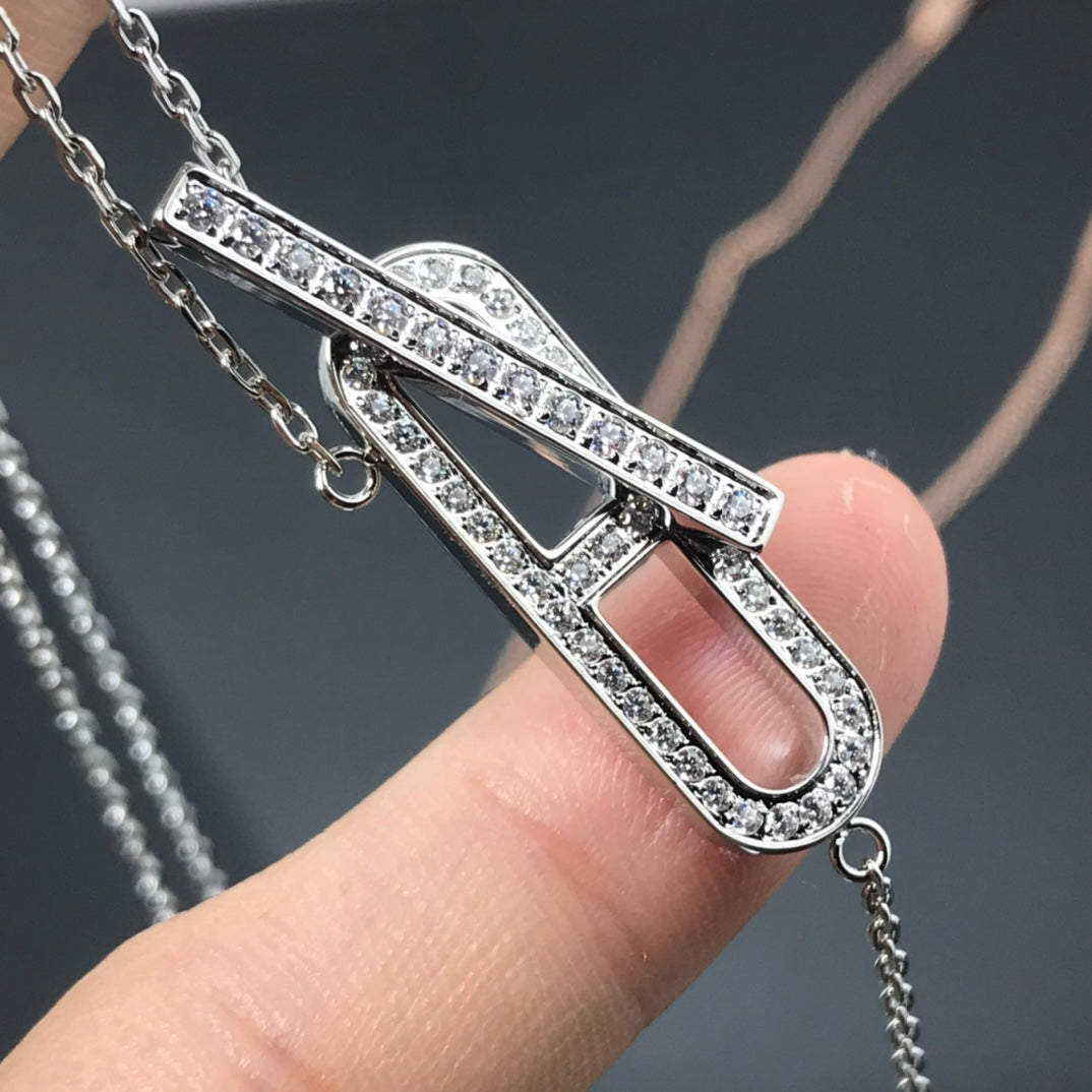 [Kincade Jewelrys]HM NECKLACE PLATINUM ROSE GOLD DIAMOND