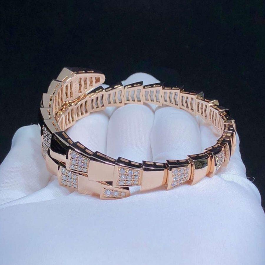 [Kincade Jewelrys]SERPENTI BRACELET PINK GOLD DIAMOND