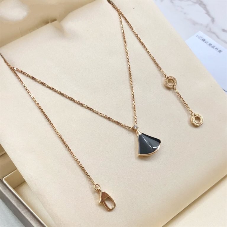 [Kincade Jewelrys]DREAM NECKLACE ONYX 1 DIAMOND