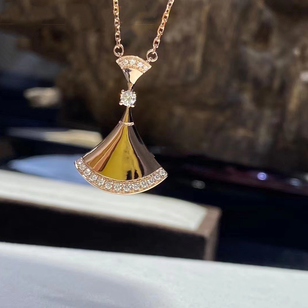 [Kincade Jewelrys]DREAM NECKLACE PINK GOLD DIAMOND