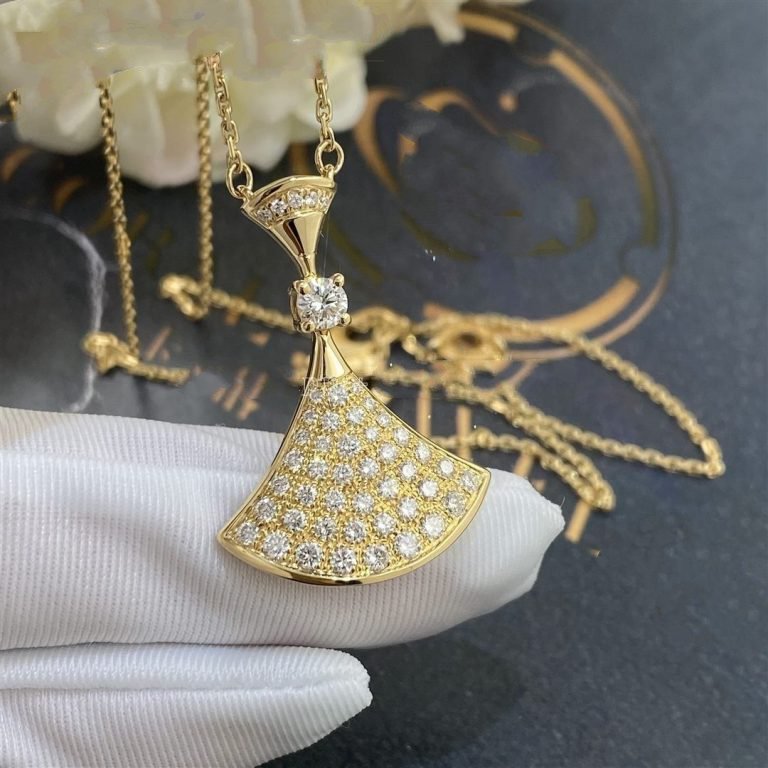 [Kincade Jewelrys]DREAM NECKLACE GOLD FULL DIAMOND
