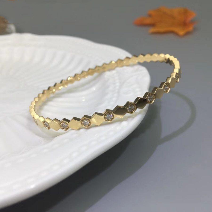[Kincade Jewelrys]BEE LOVE GOLD DIAMOND BRACELET