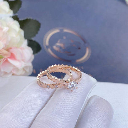 [Kincade Jewelrys]BEE LOVE RING PINK GOLD DIAMOND
