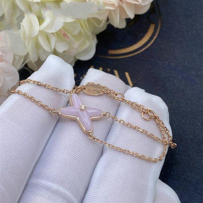[Kincade Jewelrys]JEUX BRACELET PINK MOP PINK GOLD 1 DIAMOND