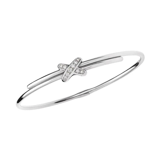 [Kincade Jewelrys]JEUX DE BRACELET SILVER DIAMONDS