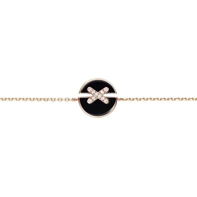 [Kincade Jewelrys]JEUX DE BRACELET ONYX PINK GOLD DIAMOND