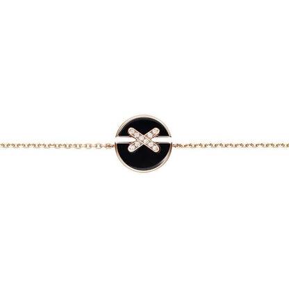 [Kincade Jewelrys]JEUX DE BRACELET ONYX PINK GOLD DIAMOND
