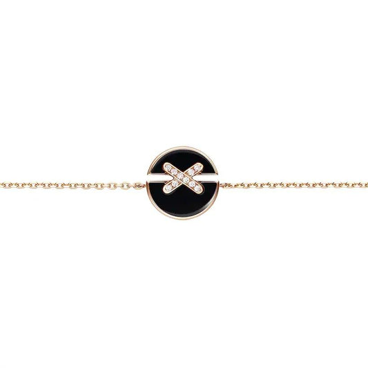 [Kincade Jewelrys]JEUX DE BRACELET ONYX PINK GOLD DIAMOND