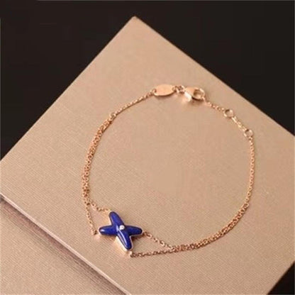 [Kincade Jewelrys]Hollow Design Four-Leaf Clover Flower Shape Ring