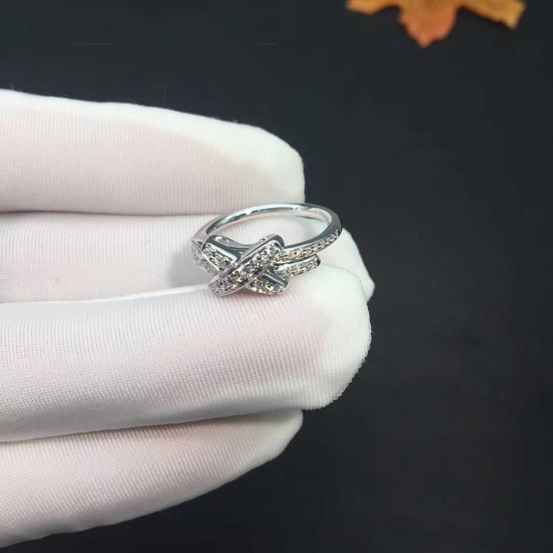 [Kincade Jewelrys]JEUX DE SILVER DIAMOND RING