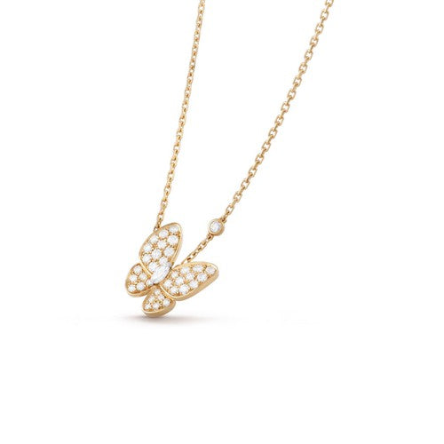 [Kincade Jewelrys] COLLIER PAPILLON EN DIAMANT