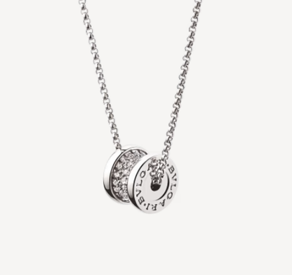 [Kincade Jewelrys]ZERO 1 SILVER DIAMOND NECKLACE