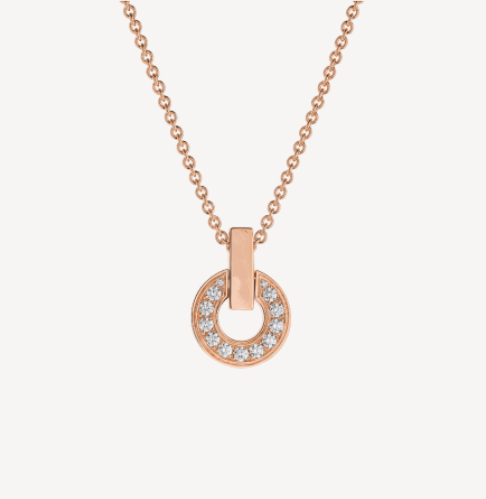 [Kincade Jewelrys] COLLIER GARI OR ROSE DIAMANT