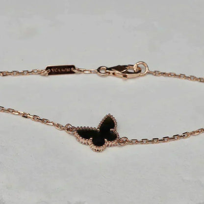 [Bijoux Kincade] BRACELET PAPILLON ONYX