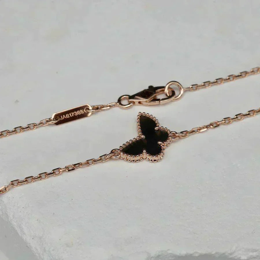 [Bijoux Kincade] BRACELET PAPILLON ONYX
