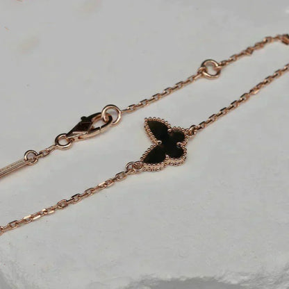 [Bijoux Kincade] BRACELET PAPILLON ONYX
