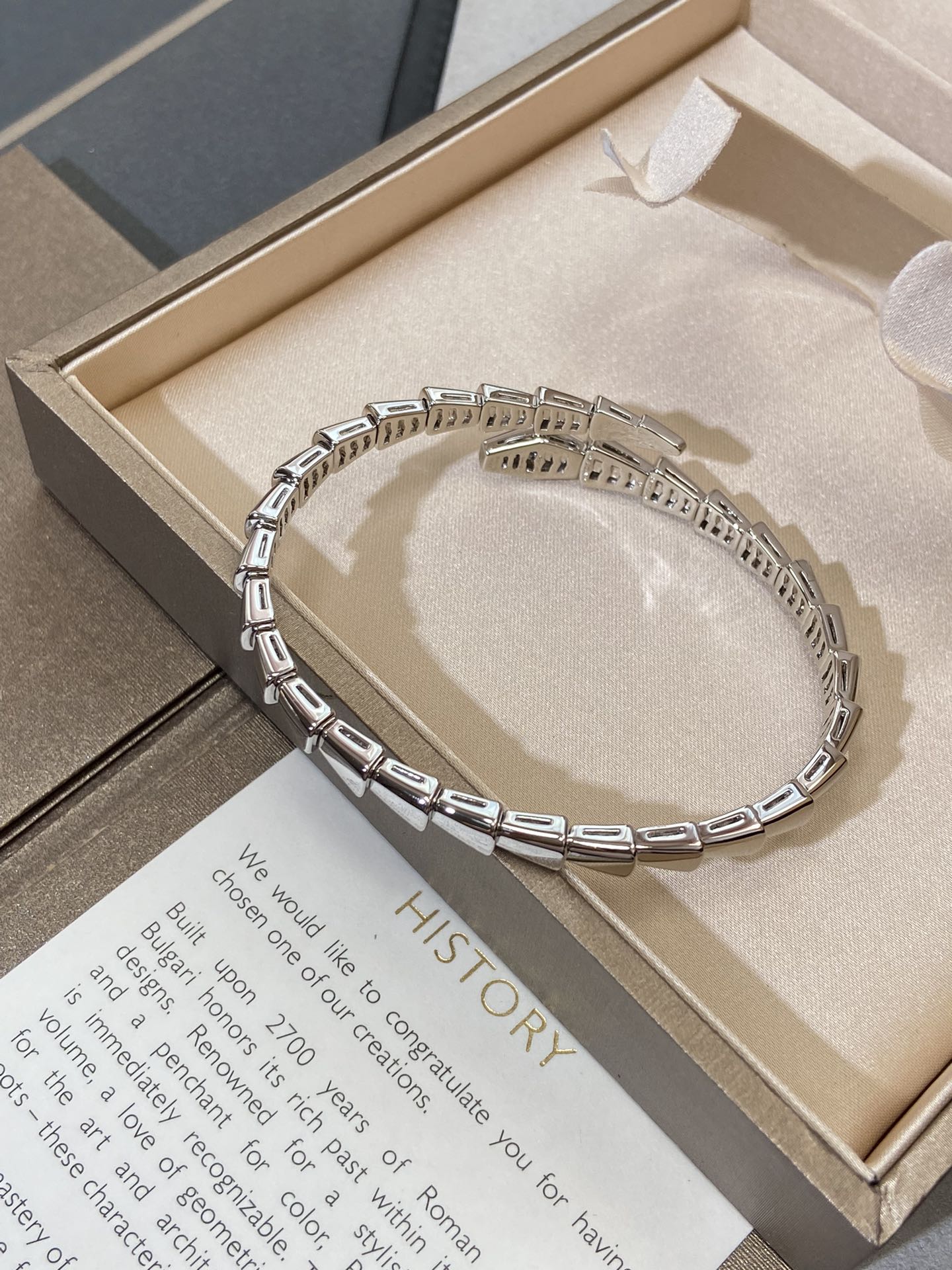 [Kincade Jewelrys] BRACELET EN ARGENT SERPENTI VIPER