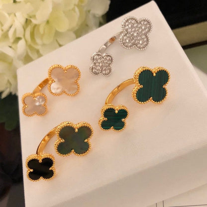 [Kincade Jewelrys]CLOVER BETWEEN THE FINGER RING