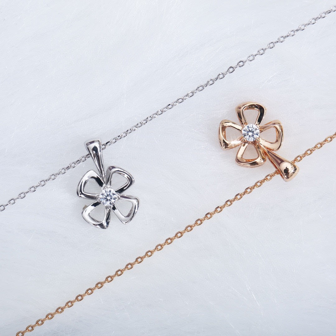 [Kincade Jewelrys]FIOREVER NECKLACE DIAMOND CENTER